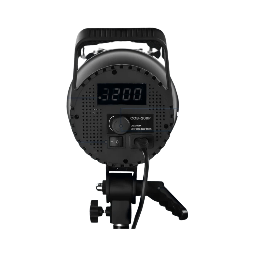HIFFIN COB LED Light 200W – Continuous Video Light