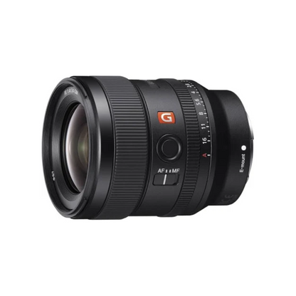 Sony FE 24mm f/1.4 GM wide-angle prime lens for full-frame mirrorless cameras