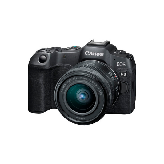 Rent | Canon EOS R8 BODY WITH RF 24-50MM STM