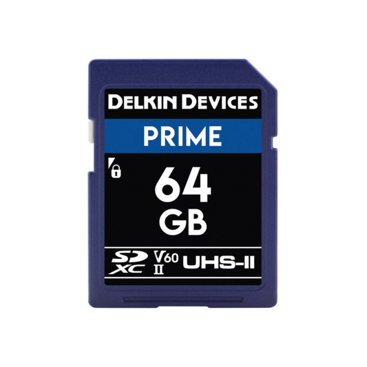 DELKIN PRIME SD CARD UHS-II V60 64GB