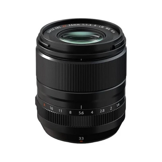 Fujifilm XF 33mm f/1.4 R LM WR prime lens for X-mount mirrorless cameras