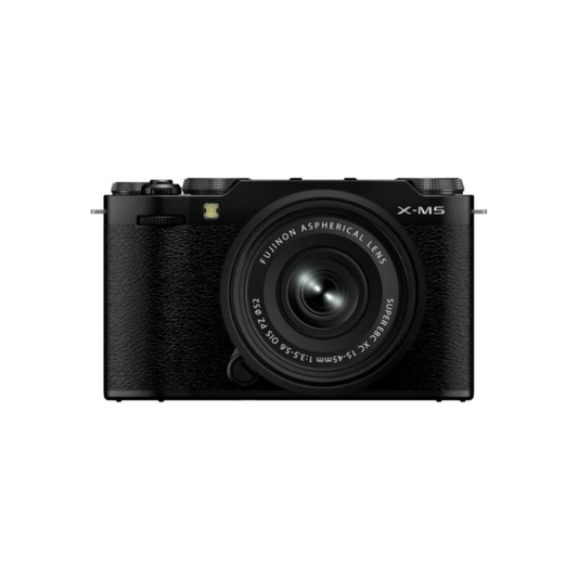 Used Fujifilm X-M5 mirrorless camera with 15-45mm and 50-230mm zoom lens kit