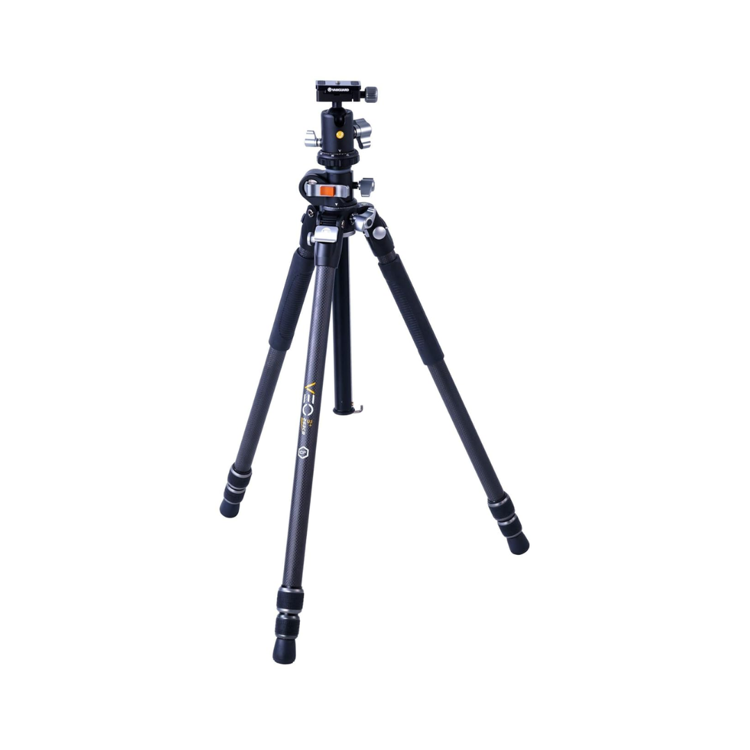 Vanguard Veo 3 Plus 263CB tripod with adjustable legs and ball head for photography