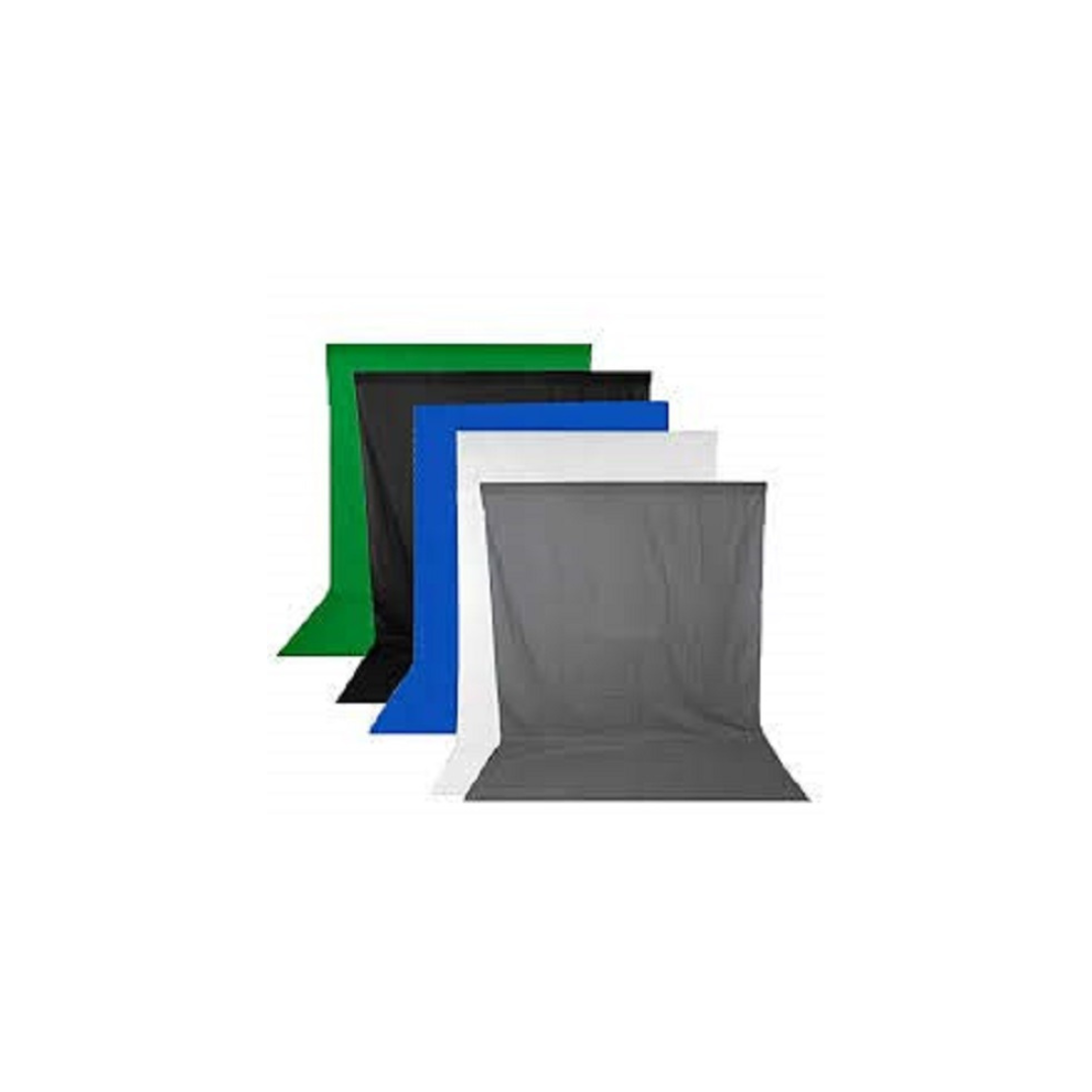 BOSS BACKDROP CLOTHS PLAIN 6FT. x 10FT. BLACK