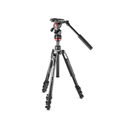 Manfrotto Befree Live Aluminium Lever Tripod for video shooting lightweight compact design