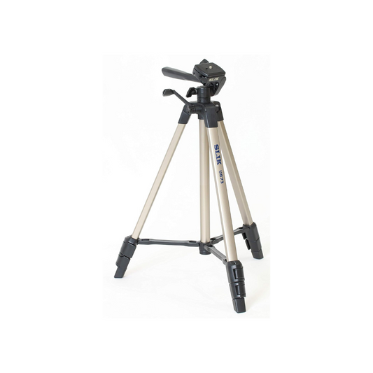 Slik U 873, Lightweight Tripod with 3-Way Pan Head for Photo & Video, Carry Bag, Camera Stand for DSLR, Mirrorless, & Photography Cameras (Foldede Length 55cm)