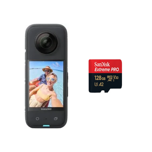 Used Insta360 X3 Action Camera with 128GB Card – Sports 360° Video