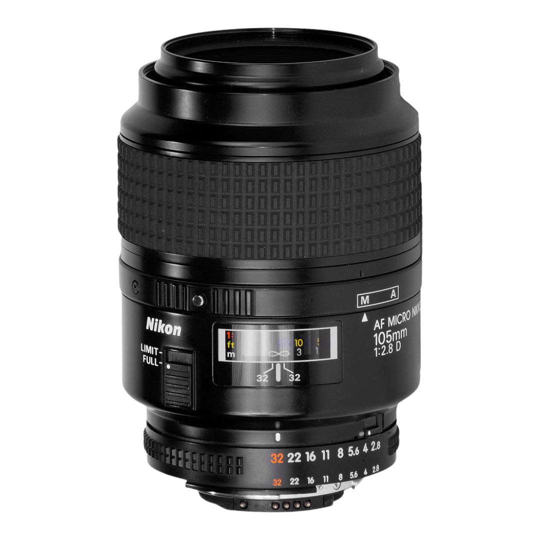 USED I Nikon AF Micro NIKKOR 105mm f/2.8D Macro Lens