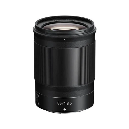 Used Nikon NIKKOR Z 85mm f/1.8 S mirrorless portrait lens 
