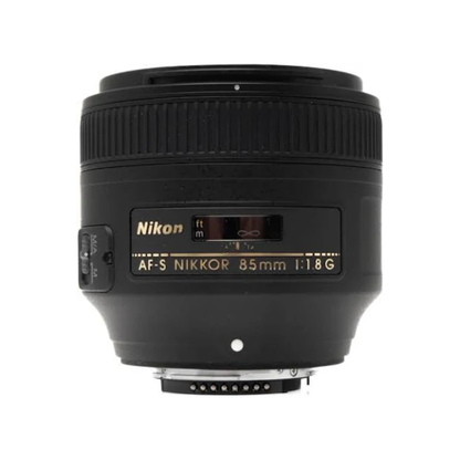 Used Nikon AF-S Nikkor 85mm f/1.8G Lens – Excellent Condition, Fast Portrait Prime
