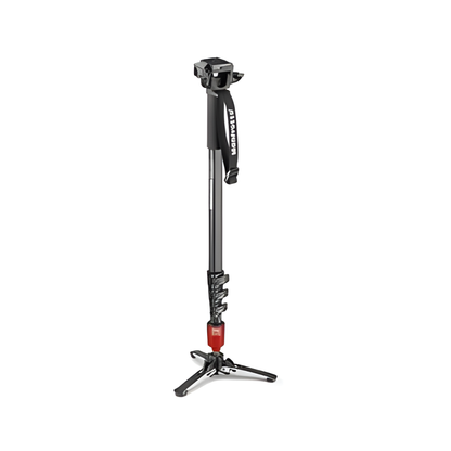 Manfrotto fluid video monopod with head for smooth video shooting and stability