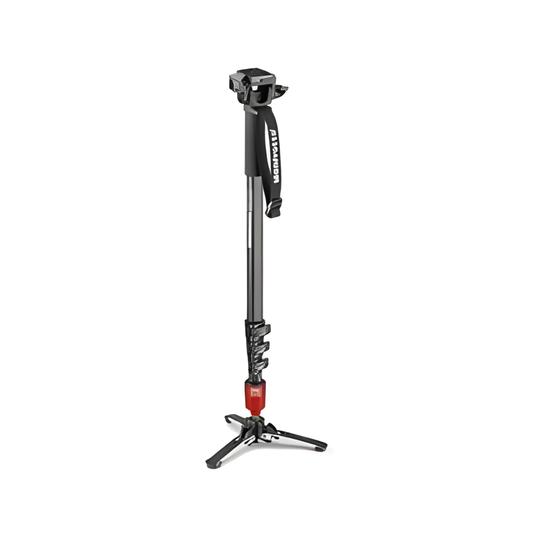 Manfrotto fluid video monopod with head for smooth video shooting and stability