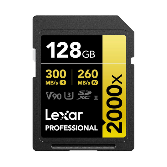 Lexar Professional 2000x 128GB V90 SDXC