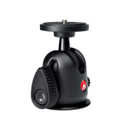 Manfrotto Compact Ball Head for tripod with quick release plate.