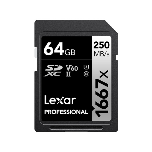 Lexar Profes1667x SDXC USH-II U3 V60, 64GB