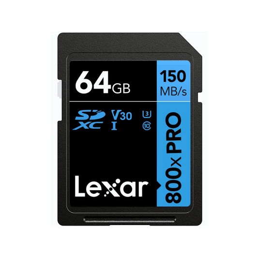 Lexar 800x Pro SDHC UHS-I Card 64GB V30