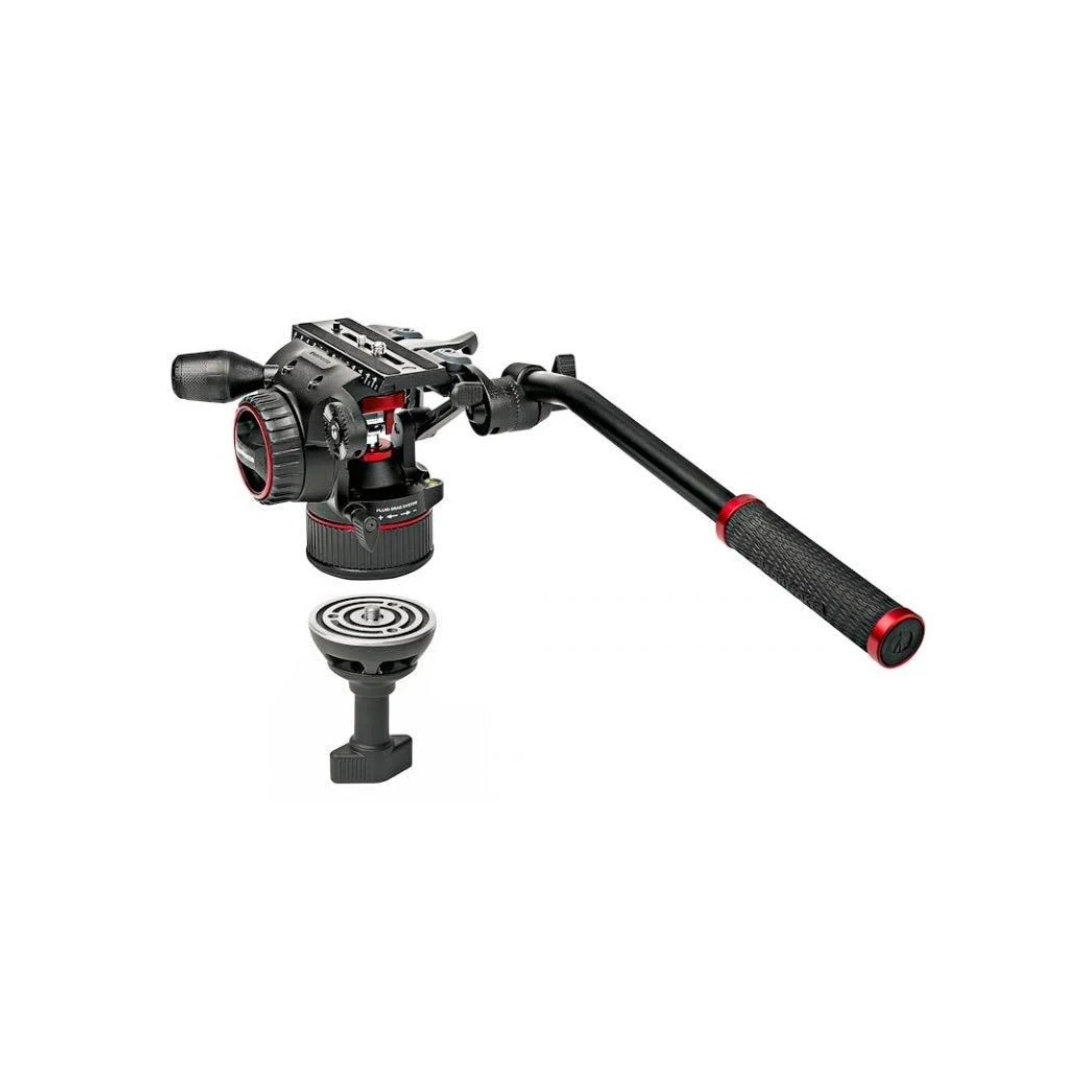 Manfrotto Nitrotech N8 fluid video head with 535 tripod for professional filmmaking and smooth camera movements