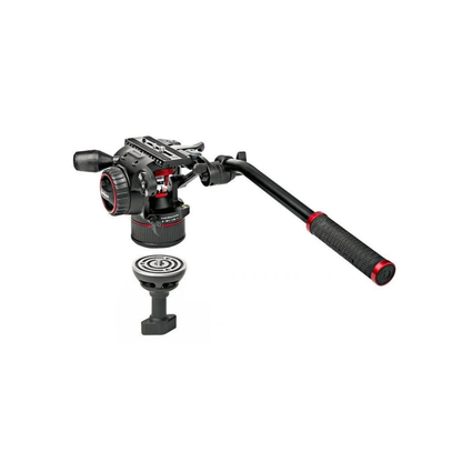 Manfrotto Nitrotech N8 fluid video head with 535 tripod for professional filmmaking and smooth camera movements