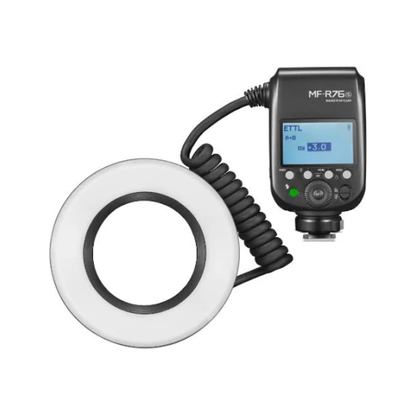 Godox MF-R76S Macro Ring Flash for Sony – LED light for close-up photography