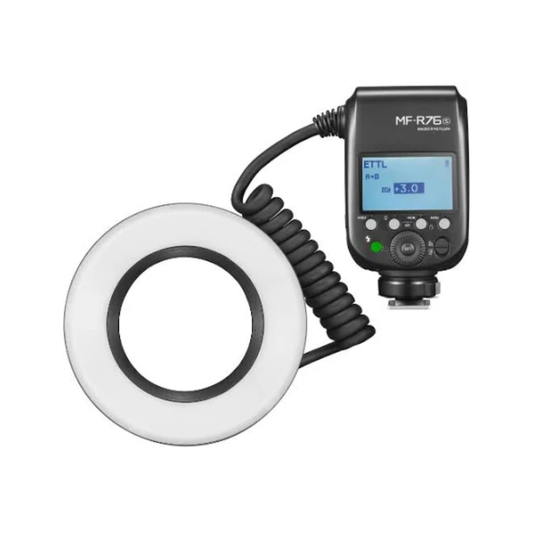 Godox MF-R76S Macro Ring Flash for Sony – LED light for close-up photography
