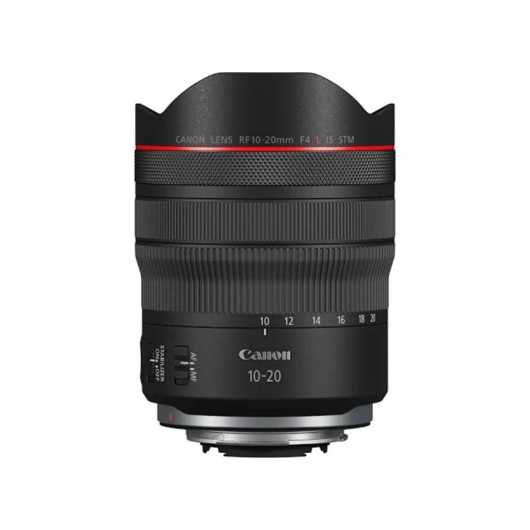 Canon RF 10-20mm f/4 L IS STM ultra-wide zoom lens for mirrorless cameras