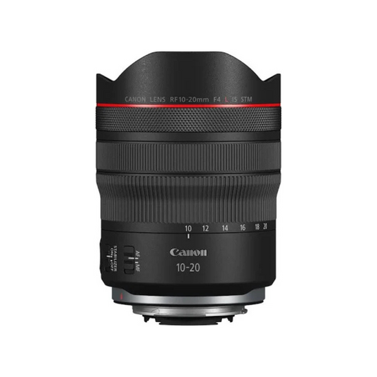 Canon RF 10-20mm f/4 L IS STM ultra-wide zoom lens for mirrorless cameras
