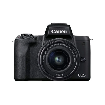 Used Canon EOS M50 Mark II mirrorless camera with EF-M 15-45mm IS STM lens