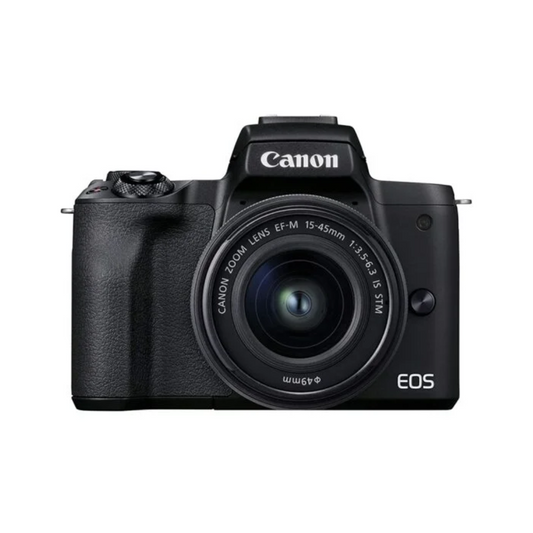 Used Canon EOS M50 Mark II mirrorless camera with EF-M 15-45mm IS STM lens