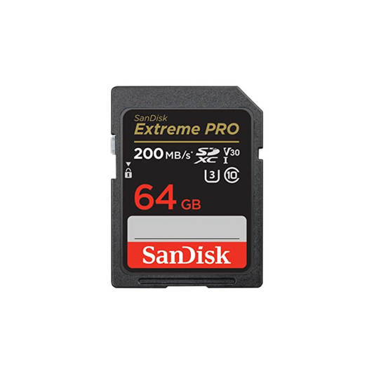 SANDISK EXTREME PRO SD 64GB - 200 MBPS