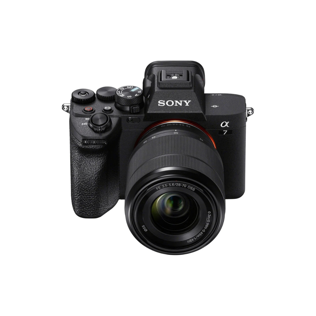 Sony A7M4 Mirrorless Camera with 28-70mm Lens Front View