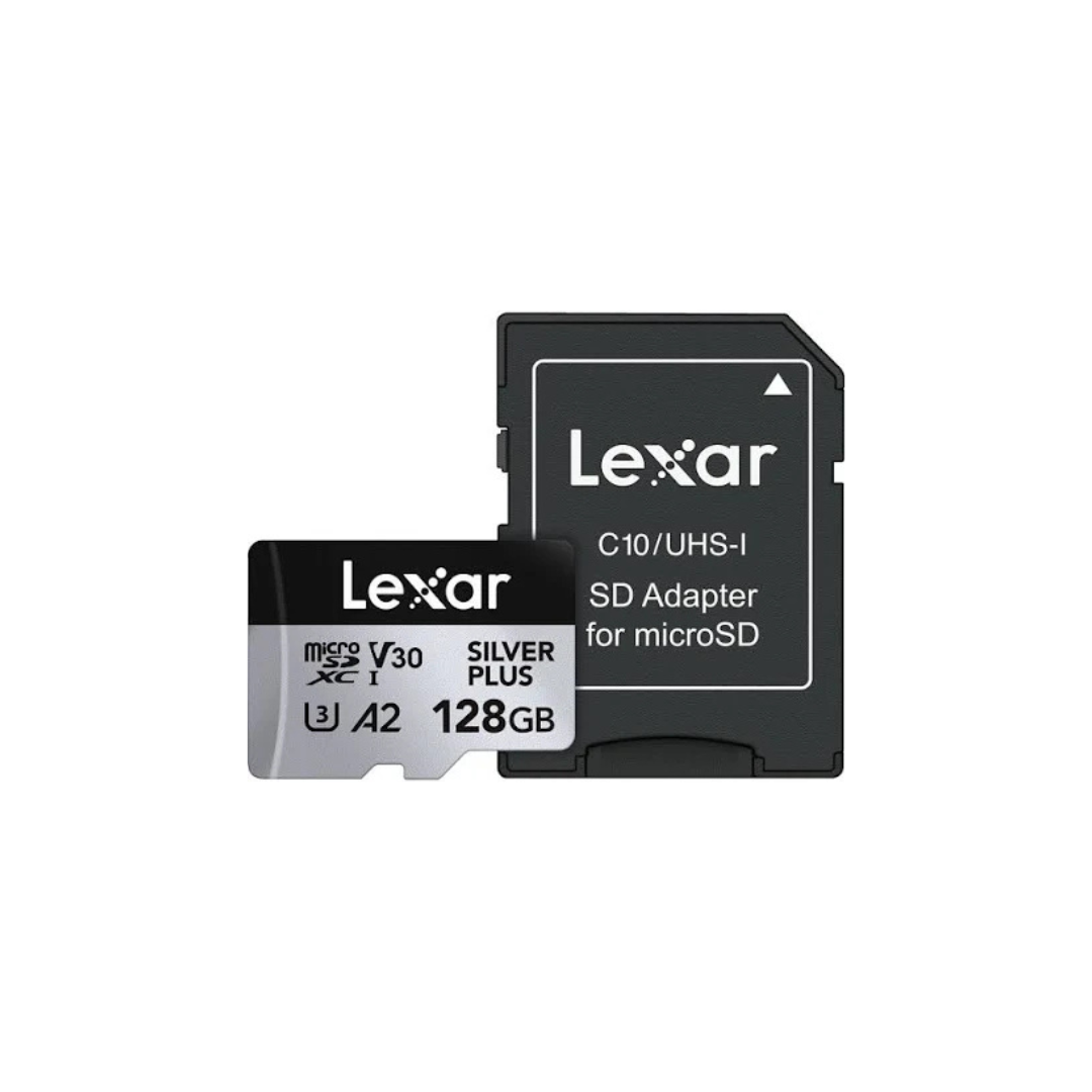 LEXAR PROFESSIONAL SILVER PLUS MICRO SDXC 128GB