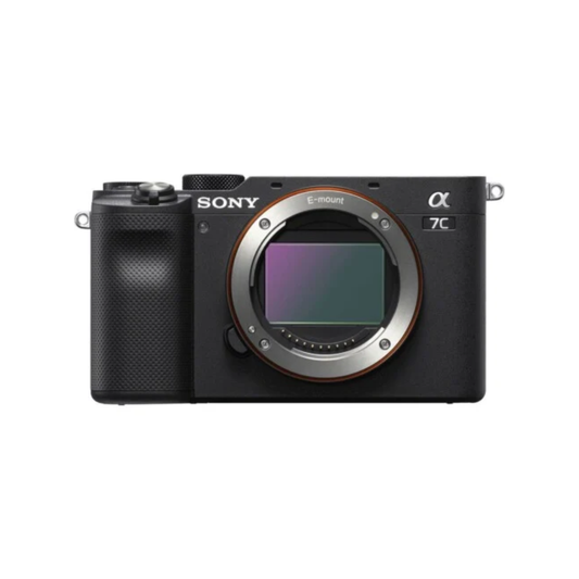 Used Sony ILCE-7C black mirrorless camera body full frame compact design