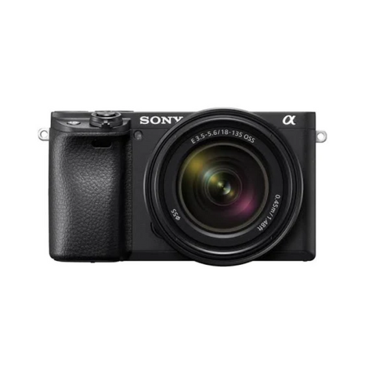 Sony Alpha ILCE-6400 APS-C Mirrorless Camera with 18-135mm Zoom Lens