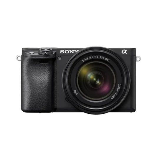 Used Sony Alpha a6400 mirrorless camera with 18–135mm zoom lens