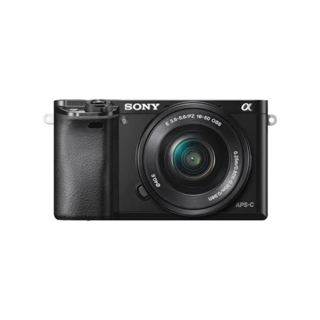 Used Sony Alpha ILCE-6000 mirrorless camera with 16-50mm lens