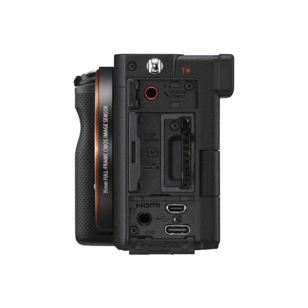 Used Sony ILCE-7C black mirrorless camera body full frame compact design