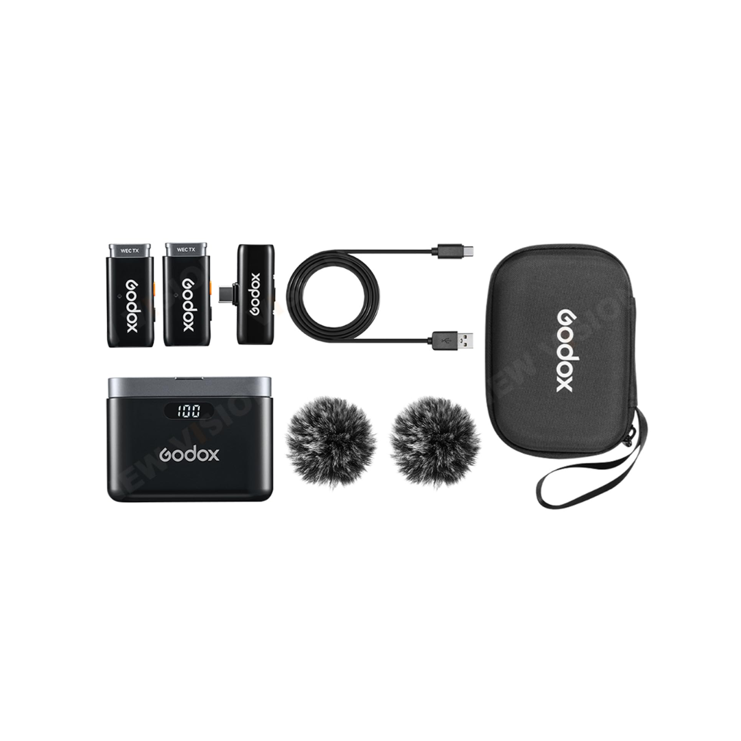 Godox WES2 KIT2 Wireless Lavalier Microphone