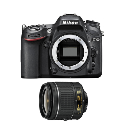 Used Nikon D7100 DSLR camera with AF-S NIKKOR 18-55mm f/3.5-5.6G lens