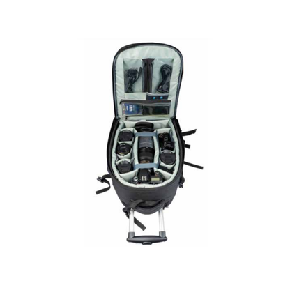Photron Backpack Pro Runner RL 350 AW II professional camera backpack with padded compartments for DSLR, lenses, and accessories, available at Camera Club.
