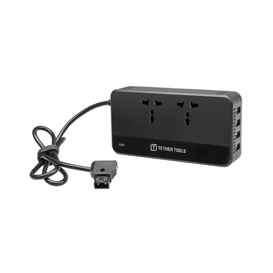 Tether Tools ONsite D-Tap to AC power supply SDAC110-ON for converting battery power to AC output
