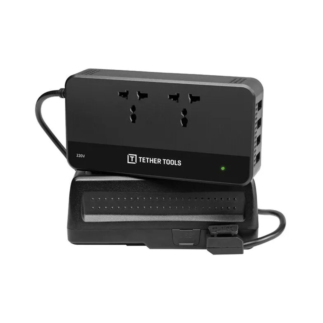 Tether Tools ONsite D-Tap to AC power supply SDAC110-ON for converting battery power to AC output