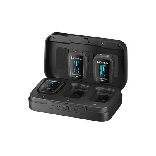 BOYA BLINK 500 ProX B2R wireless microphone with compact design for cameras and smartphones