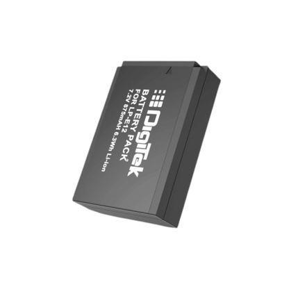 Digitek LP E12 rechargeable battery for cameras, high-capacity power