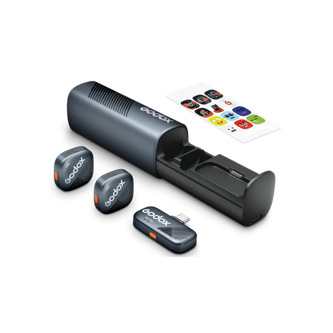 Godox Cube-SC Kit 2 wireless microphone system with dual transmitters and receiver