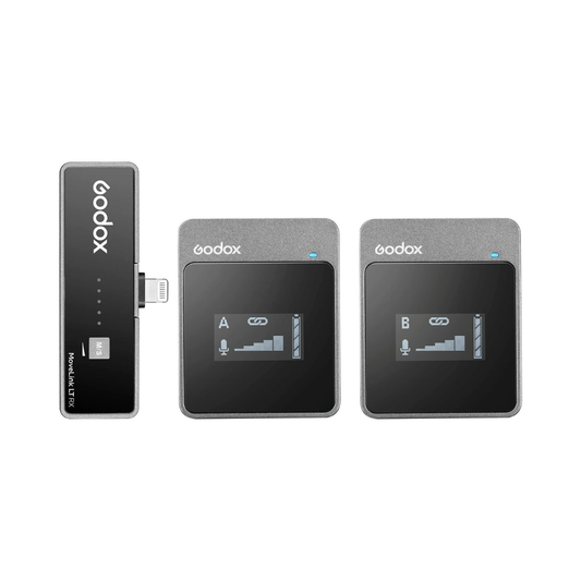 Godox LT2 wireless microphone system for clear audio recording and video shooting