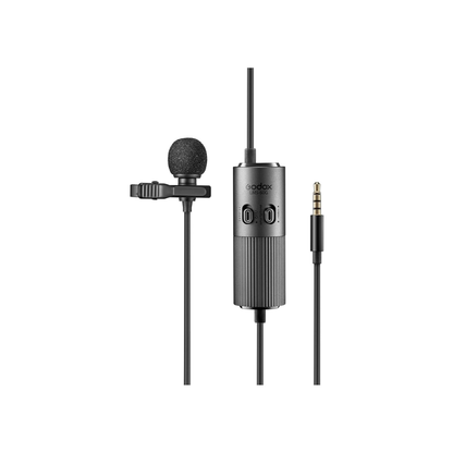 Godox LMS-60G lavalier microphone with clip-on design for clear audio recording