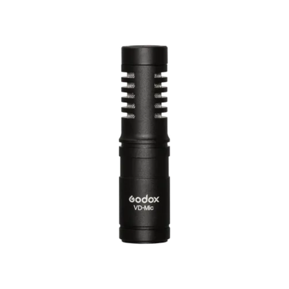 Godox VD-Mic shotgun microphone mounted on camera for clear directional audio recording