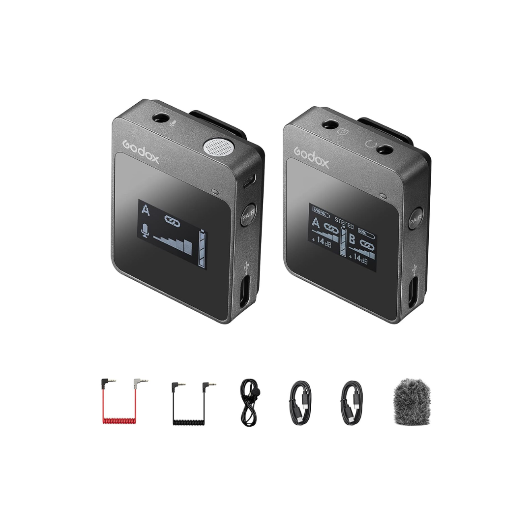 GODOX MoveLink M1 wireless microphone with compact design