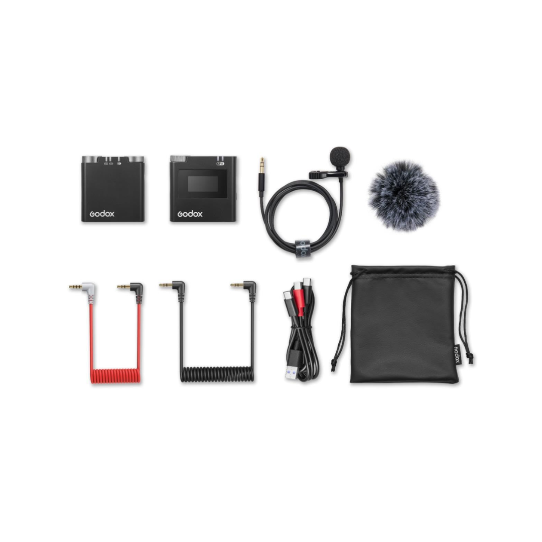 GODOX Virso M1 wireless microphone with compact design for cameras and smartphones
