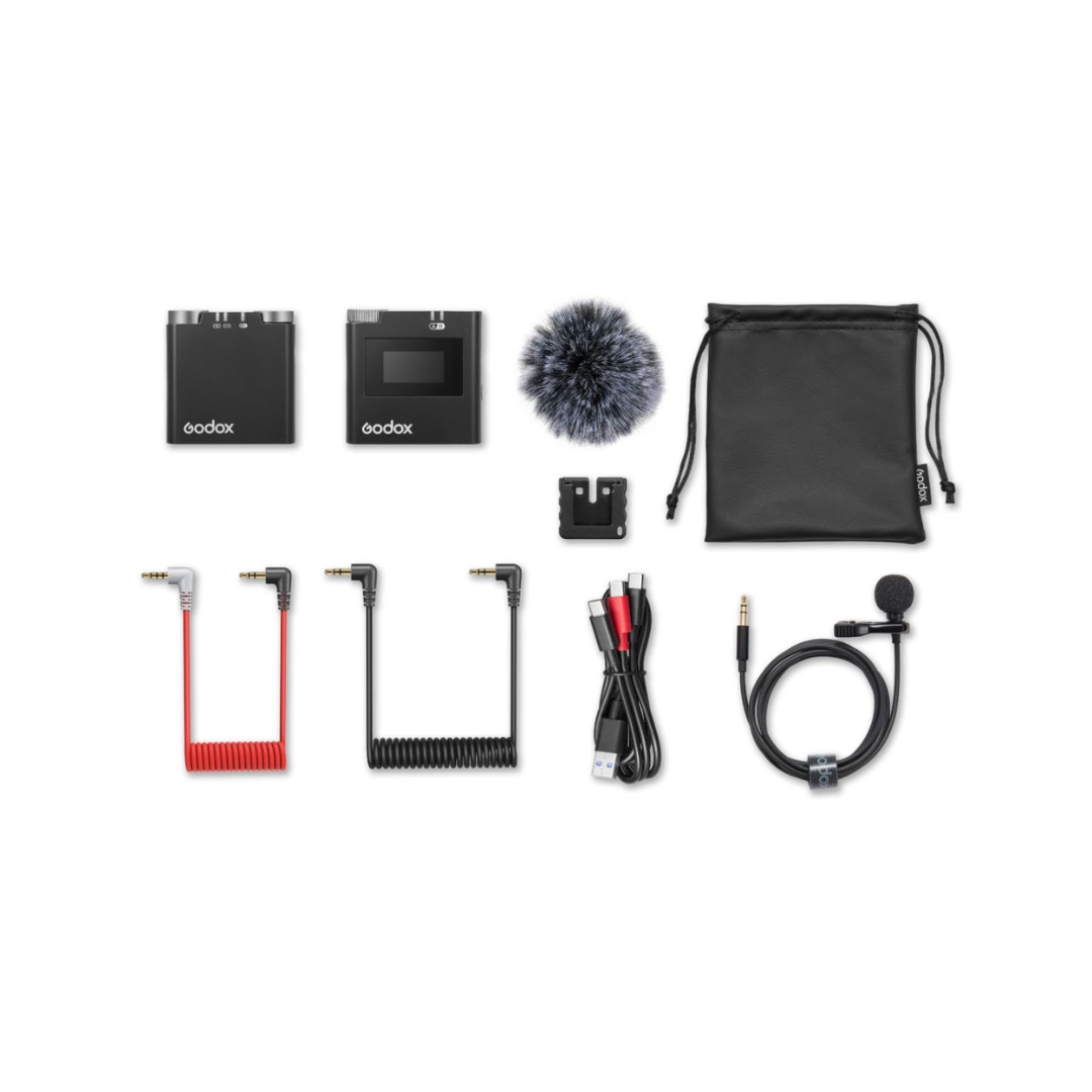 GODOX Virso S M1 Wireless Microphone with compact transmitter and receiver